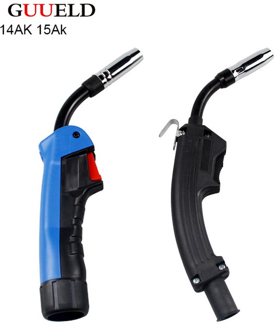 CO2 Mig Mag 용접 토치 공기 냉각 MB 1PCS 15AK 14AK 스완 넥 접촉 팁 홀더 가스 노즐 솔레노이드 밸브, 04 14AK, 1개