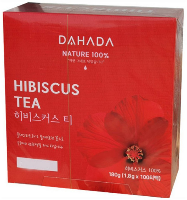 다하다 히비스커스차 티백 1.8g 100개입 1개