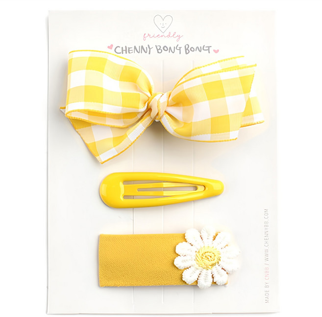 채니봉봉 콜덴 헤어핀 3종세트