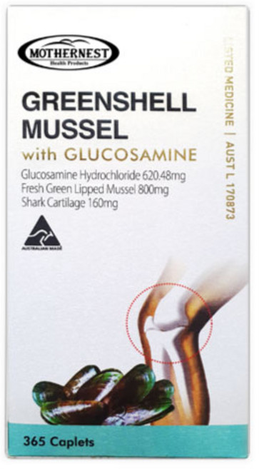 마더네스트 초록입홍합 글루코사민 상어연골 1500mg 365정 그린머슬 초록홍합 / Mothernest Greenshell Mussel 1500mg, 1개