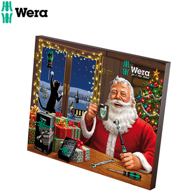 베라 크리스마스 2022 Advent Calendar 공구세트 Wera 136605, 1개