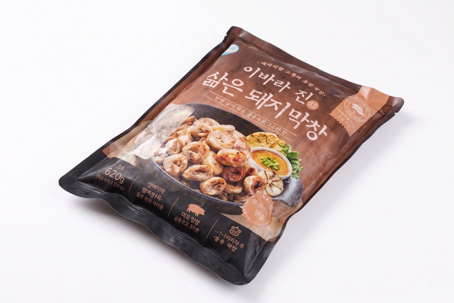 초벌 막창 이바라진 삶은 돼지막창 620g(소스 120g 포함) 캠핑 술안주 에어프라이어 간편조리, 1개