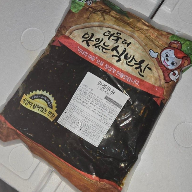 반찬단지 파래무침4kg 반찬류 무침 반찬단지 파래무침 반찬, 1개, 4kg
