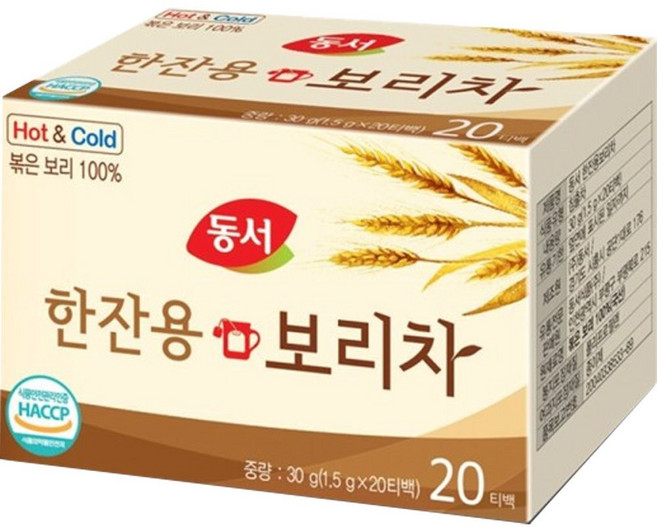동서 한잔용 보리차 1.5g x 20T