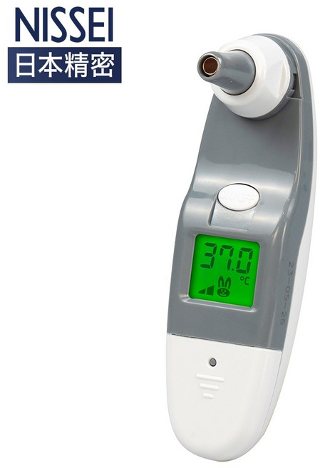 NISSEI 迷你耳溫槍 MT-50LL, 1個, MT-50LL 暖灰色