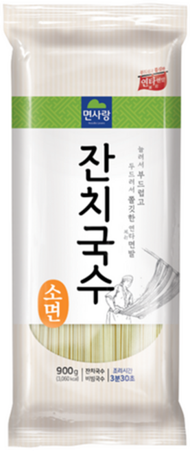 면사랑 잔치국수, 900g, 1개