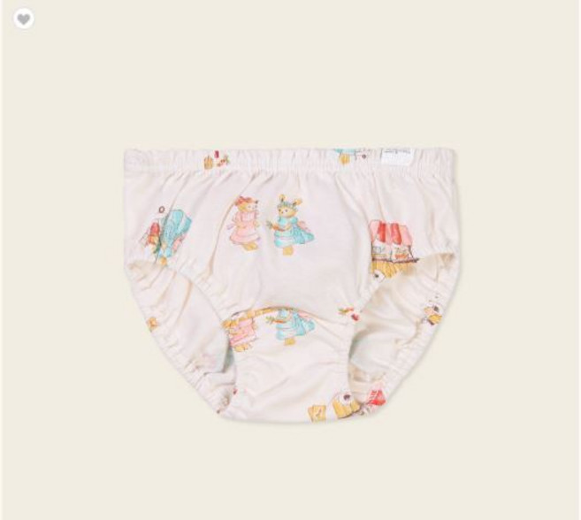 오가닉맘 오가닉맘 래빗가든핑여아팬티 (MKFUUP25)_GN