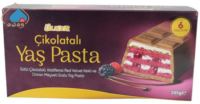 율케르 벽돌케이크 터키 레드벨벳 초콜릿 395g 6개 야스파스타, 1개