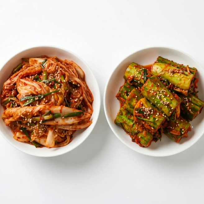 [1+1이벤트] 윤가네 겉절이 + 오이소박이 세트 / 평일 오후 2시 이전 주문시 발송, 1개, 1kg