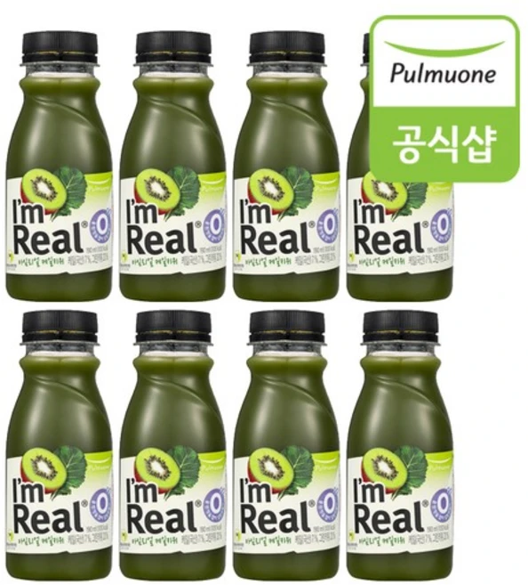 [풀무원]아임리얼 케일앤 키위 190mlx8개, 8개, 190ml - 쿠팡