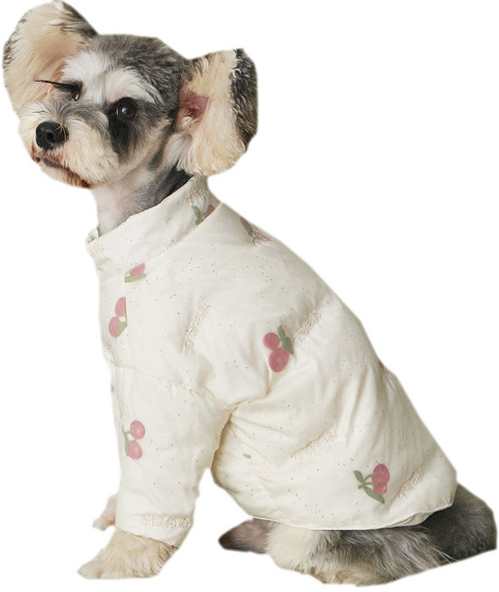 스위트 미소 강아지 옷 패딩 다운 오리털 겨울 보온, Sweet ni smile, 1개