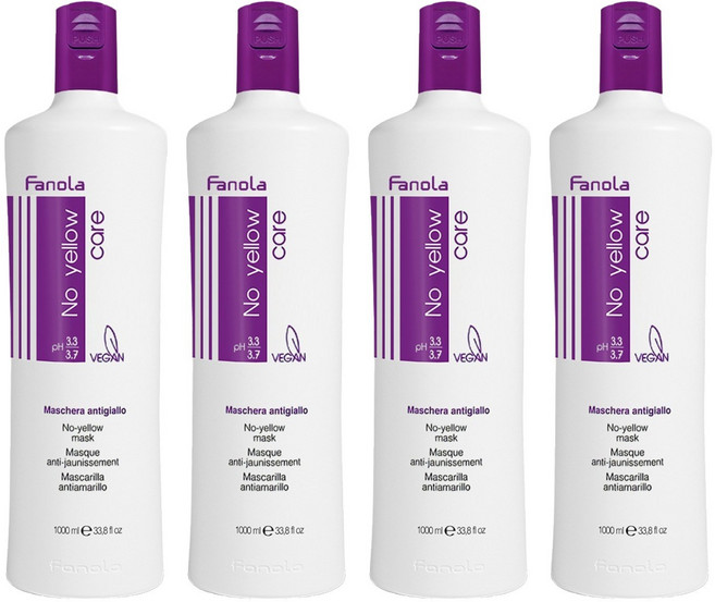 파놀라 노옐로우 헤어마스크, 1L, 4개