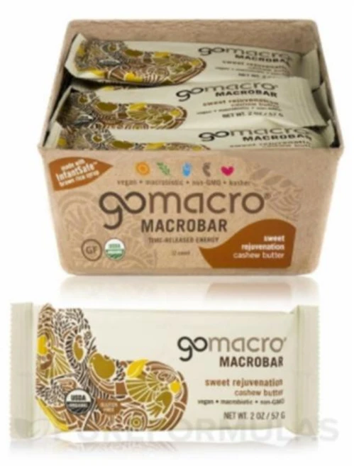 Gomacro 고매크로 스낵바 체리+베리 12개, 1개, 623g - 쿠팡