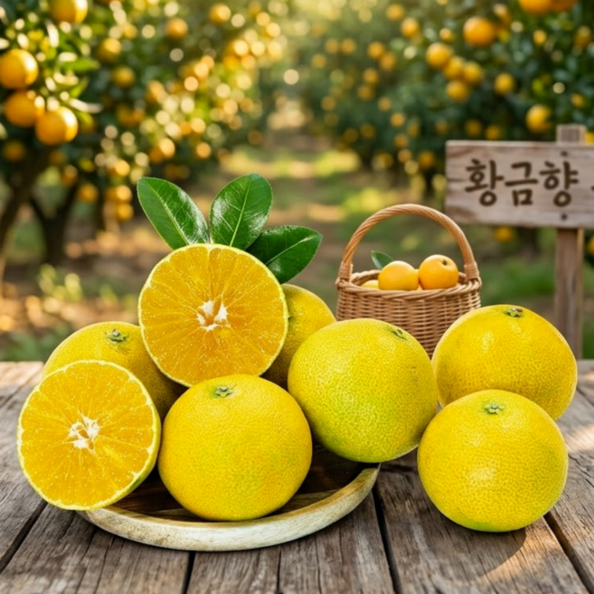 [첫출하특가] 황금향 제주 황금향 하우스 황금향, 1박스, 황금향 2kg
