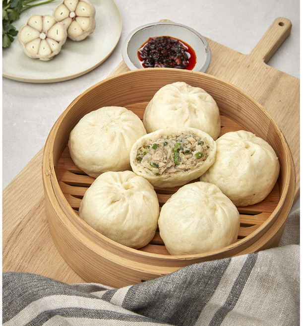 곽선생왕만두 고기왕만두 수제만두 국내산 돼지고기 배추 왕만두 간편식 냉동만두 550g, 1개