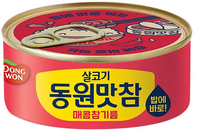 동원 살코기 맛참 매콤참기름, 135g, 16개