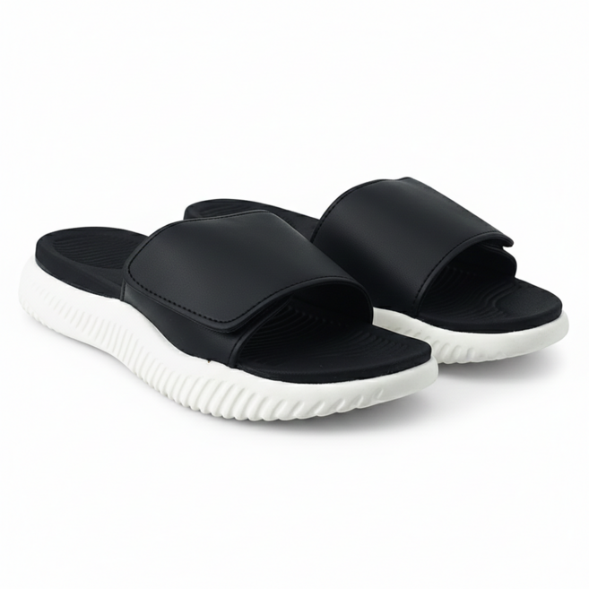 푹신한 남녀공용 사무실 슬리퍼 빅사이즈 벨크로 슬리퍼