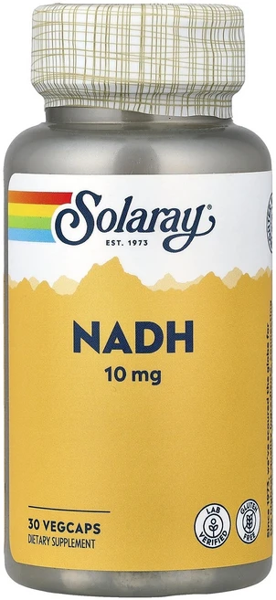 Solaray 솔라레이 NADH 10mg 30 베지캡 건강관리 영양제, 1개, 30정 - 쿠팡