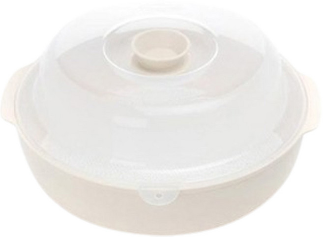 레몬글라스 전자레인지 찜기 V2 특대 2.6L, 1개, 아이보리