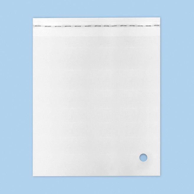 A4 사이즈 비닐봉투 PP폴리백 25x35+4 PP(펀칭) 투명 0.045 200장
