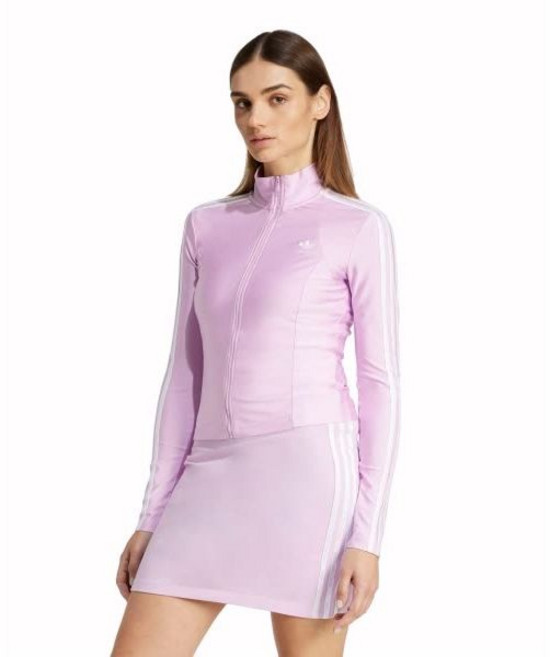 아디다스 ADIDAS 3S 슬림 트랙탑 - 라이트핑크 JD5024