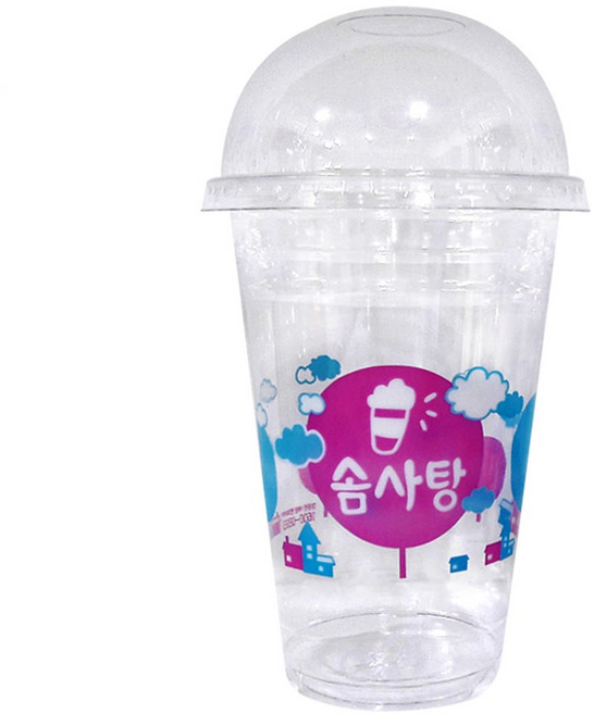 (펀코리아) 솜사탕용 전용컵 14온스 100개 (뚜껑미포함) 솜사탕컵