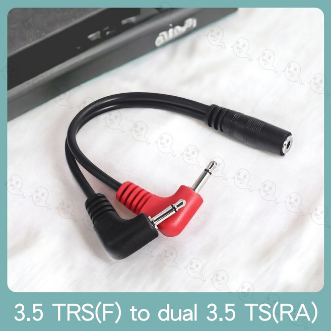 魔音傳腦 Stander台製 Y-PP-0313L 3.5mm立體聲Y型音源分配線 母頭轉公頭 適用於多種音訊設備, 1個