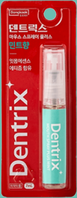 동국제약 덴트릭스 마우스 스프레이 플러스 민트향 7ml, 1개