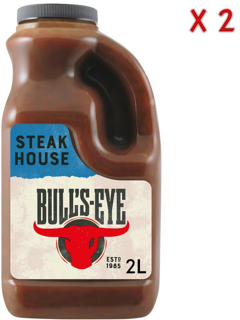 불스 아이 스테이크하우스 스테이크 소스 허티 스파이시 맛, 2개, 2L