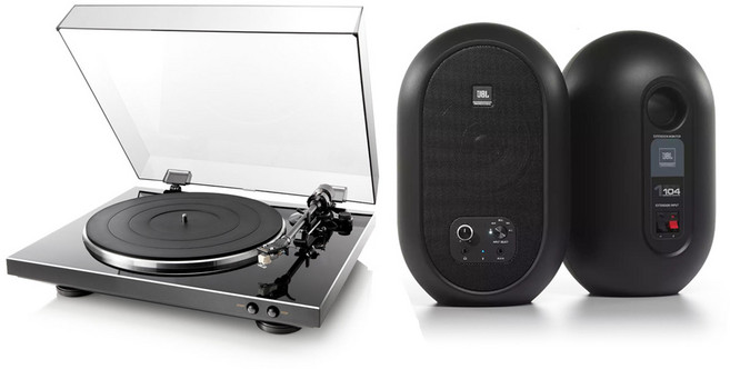 데논 DP-300F + 104BT 턴테이블 스피커 세트, 단품