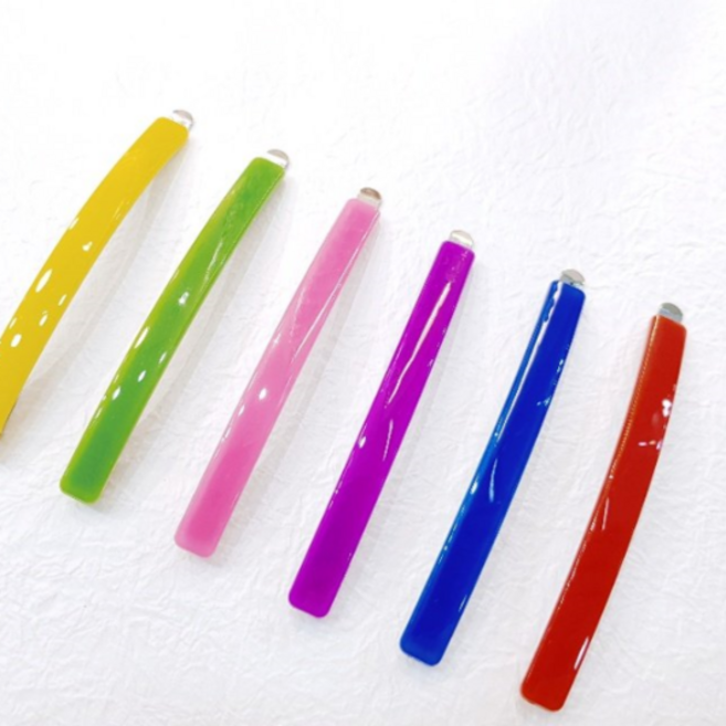 hong co 심플 데일리 롱 실핀 컬러실삔 헤어실핀 실핀세트 실삔 앞머리핀 옆머리핀 머리핀 심플헤어핀