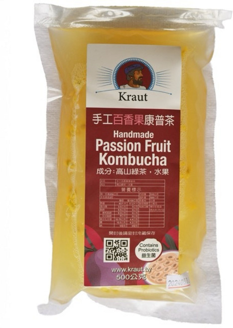 Kraut 手工百香果康普茶, 1個