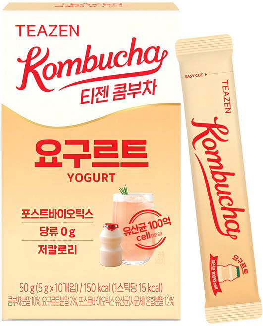 티젠 콤부차 요구르트, 5g, 1개, 10개입