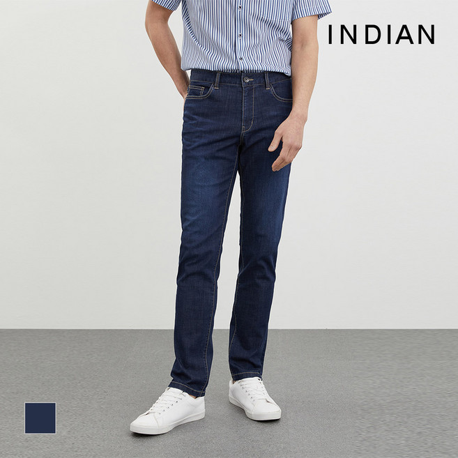 인디안 INDIAN 여름 베이직핏 데님._MIUDL4M2491