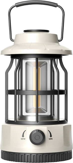 타닥 로이스토 캠핑 랜턴 IPX4등급 방수 밝기조절 4 Color 감성 LED 조명, 1개, 샌드베이지S