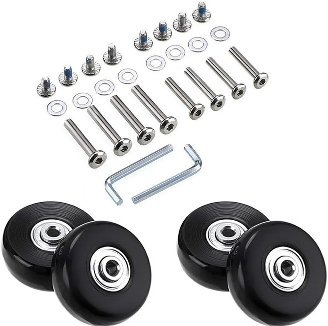 캐리어 바퀴 교체 키트 여행가방 캐리어바퀴 수리 부품 세트, 1세트
