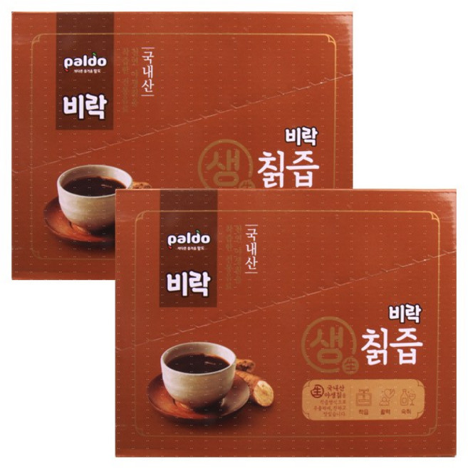 팔도 비락 생칡즙+마술패치 2매, 2박스, 1L