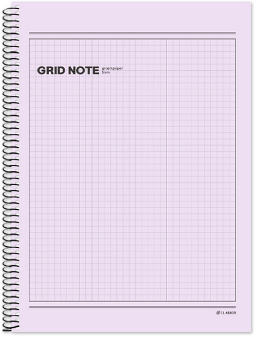 클라리온 스프링 방안노트, 1개, 퍼플, 1개