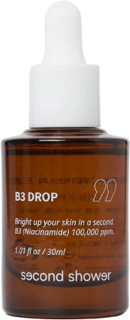 세컨샤워 나이아신아마이드 고함량 미백 잡티케어 앰플 30ml 1개 - 쿠팡