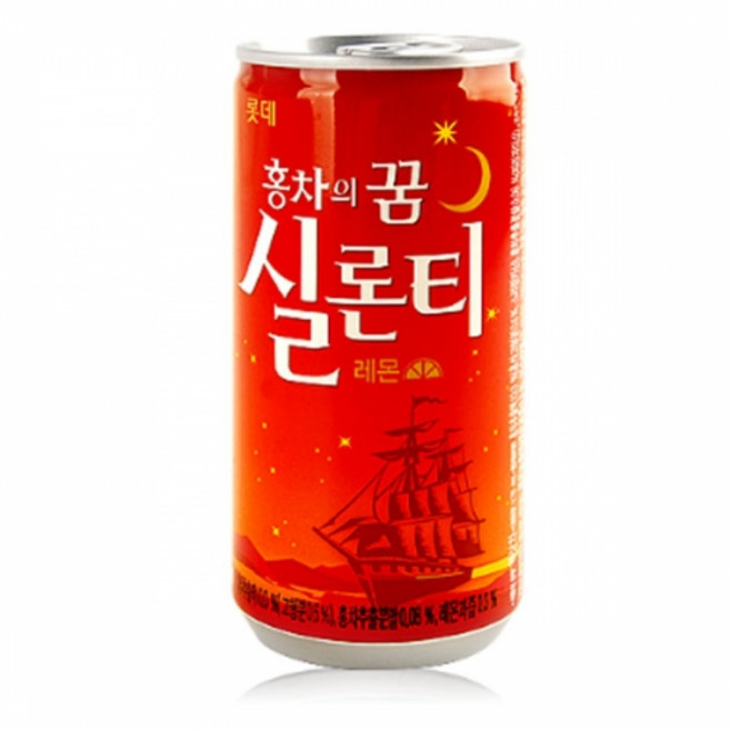 롯데칠성음료 홍차의 꿈 실론티 175ml 미니캔, 90개