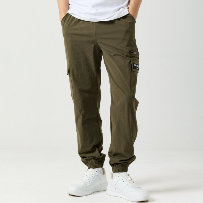 오로꼬 남성 컴포터블 조거팬츠 스판 밴딩