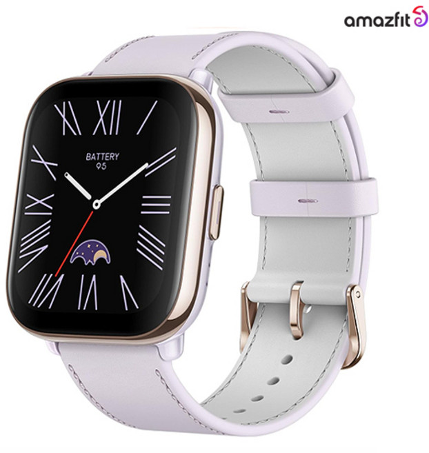 어메이즈핏 스마트워치 Active, GPS, 44.45mm, 보라