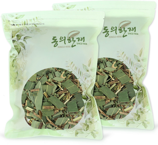 동의한재 정품 국산 햇 조릿대 산죽 담죽엽, 500g, 2개