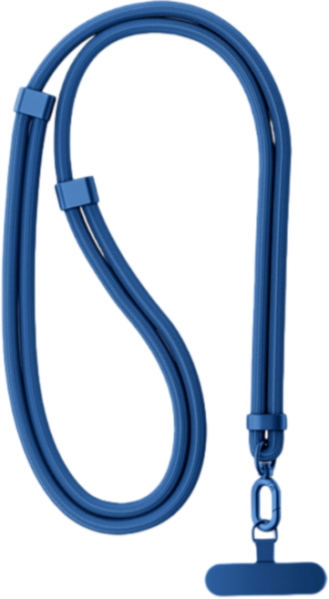Miri&Ju 튼튼한 강화루프 휴대폰 도난방지 스트랩 목걸이 조절가능 핸드폰줄, 1개, 딥블루