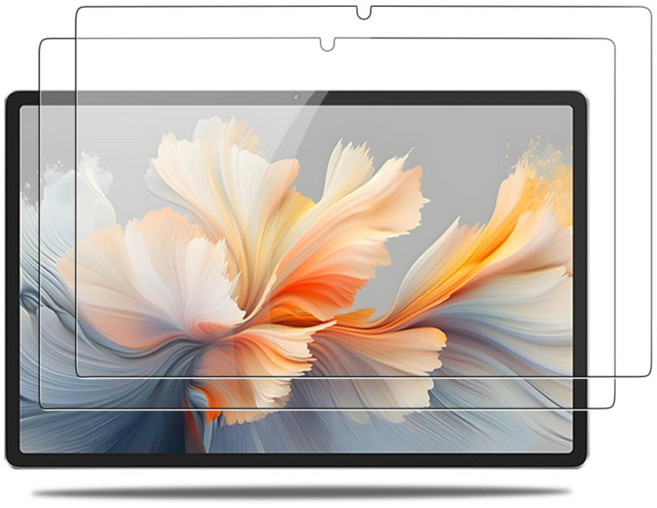 레노버 요가탭 플러스 AI 12.7 호환 패드 방탄 강화유리 액정보호필름2장 케이스나라 TB-520FU Lenovo Yoga Tab Pad Plus Pro, 1세트(1+1=2장)
