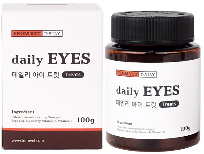 프롬벳 강아지 데일리 영양제, 1개, 눈물개선/눈건강, 60정