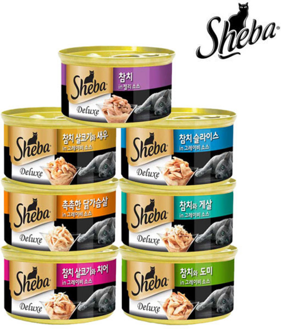 쉬바 고양이캔 85G 습식사료, 48개