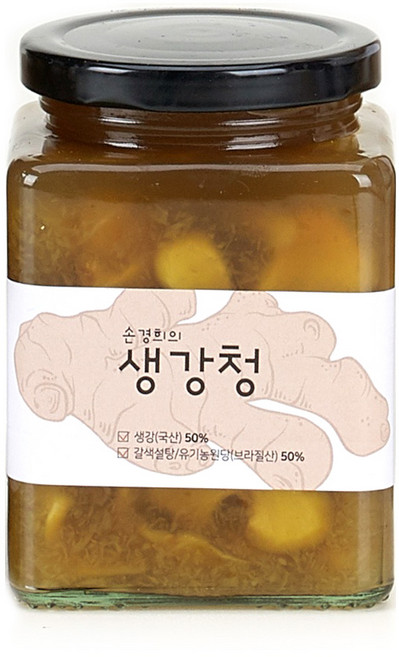 허밍테이블 수제 생강청 (유기농원당), 500g, 1개, 1개입