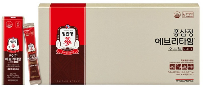 정관장 홍삼정 에브리타임 소프트, 90회분, 2세트