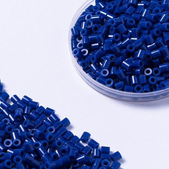 클레이피아 컬러비즈 1000개입 도안북1부 제공, 1-56. 남색, 1개